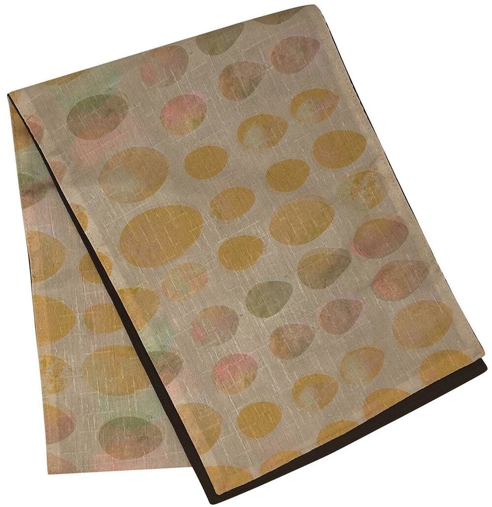 Manual Woodworkers Country Easter Egg Table Runner Farmhouse Chicken Bird 72"